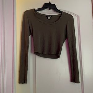 Fashion Nova army green top